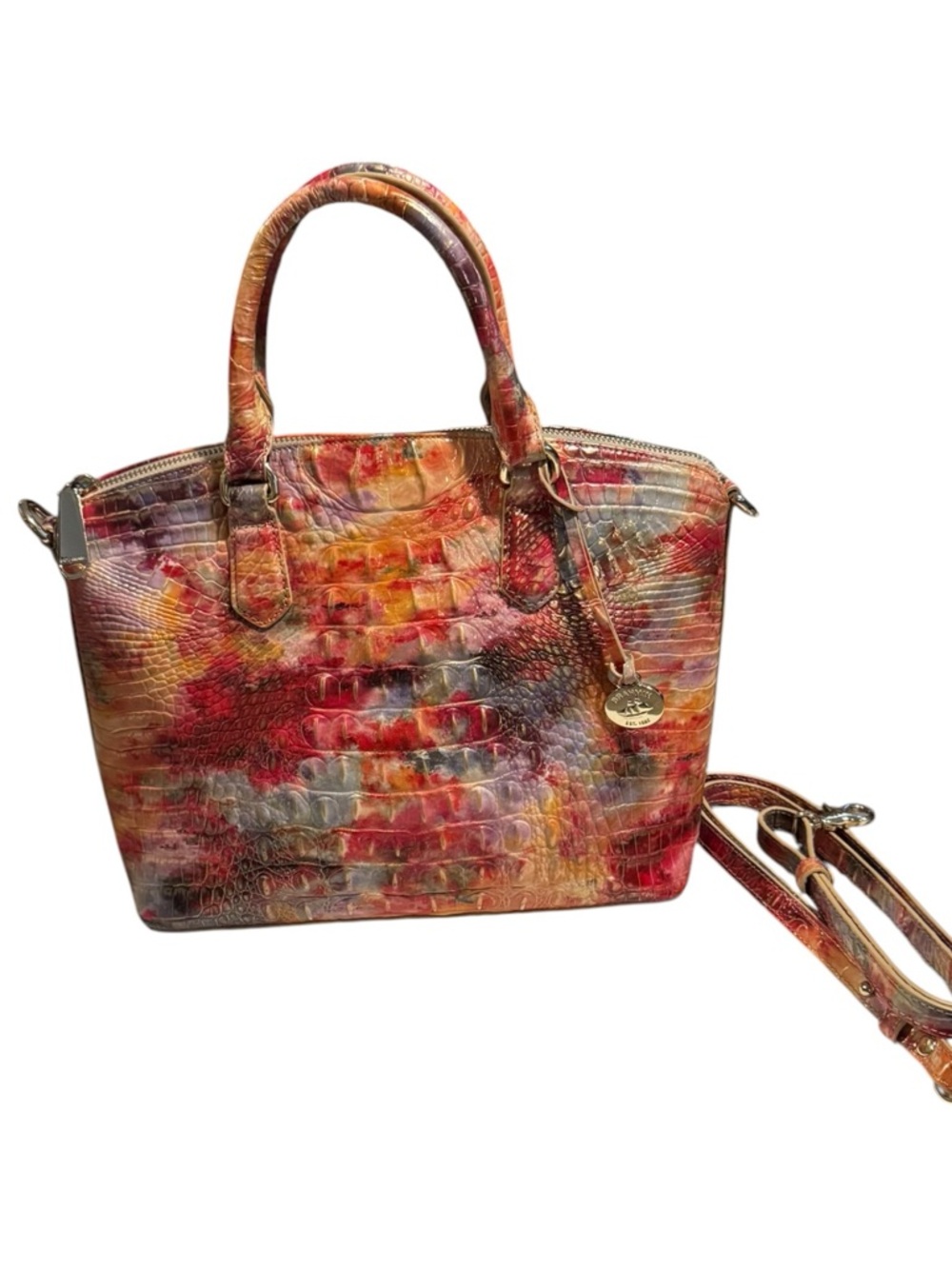 Brahmin Melbourne Duxbury Satchel in Candy - Picture 3 of 14